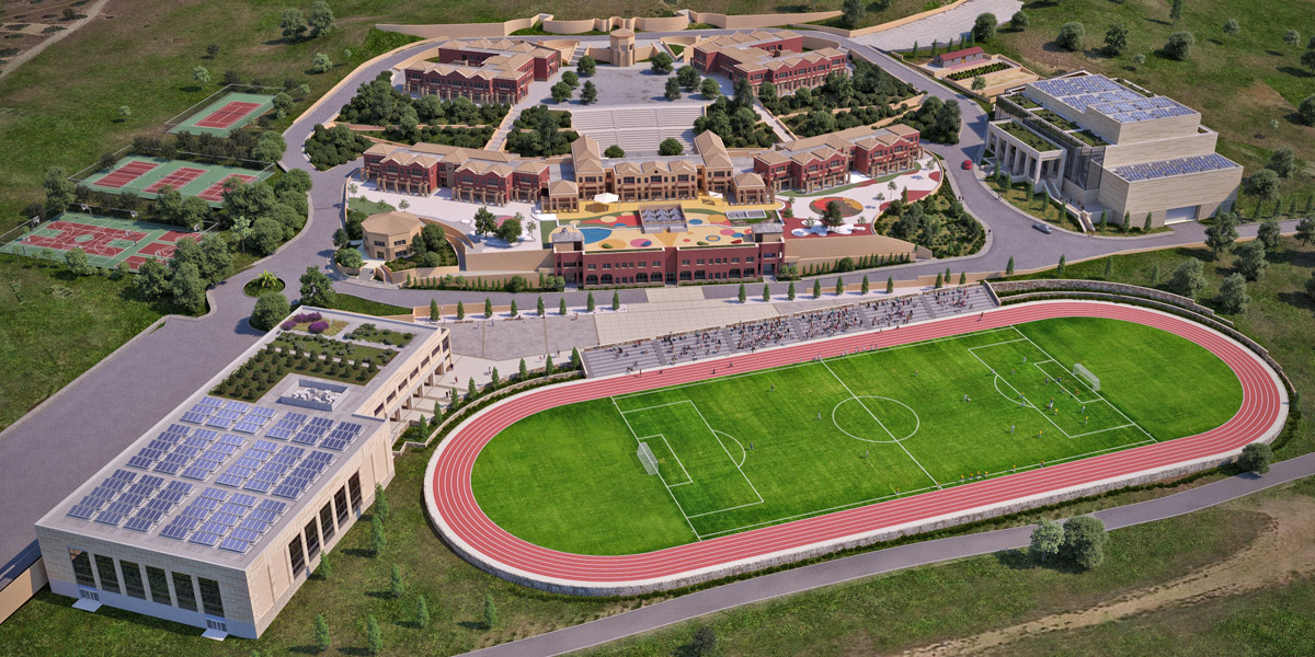 NEW field and track stadium East Campus